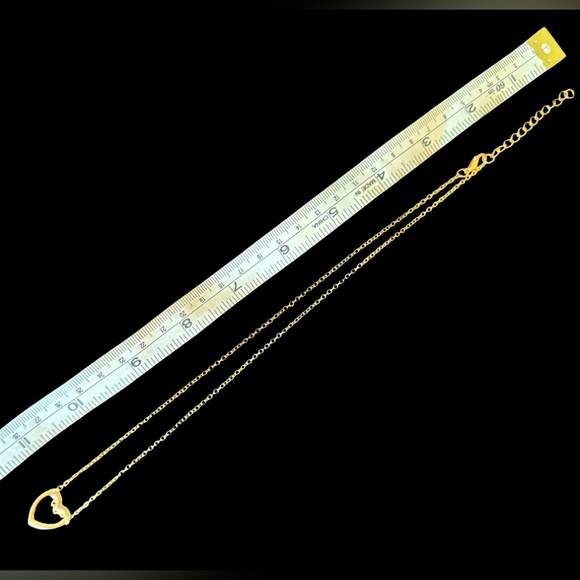 🆕 Gold Necklace Elegance Redefined Hrt - Picture 3 of 3